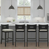 Ren - 26" Counter Height Rubberwood Barstool