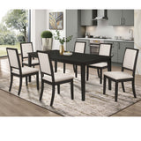Alexander - Rectangular Extension Leaf Dining Table - Black