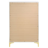 Karena - Rectangular 5 Drawer Chest - White