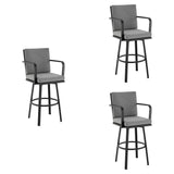Arnauld - 30" Outdoor Patio Swivel Bar Stool Set