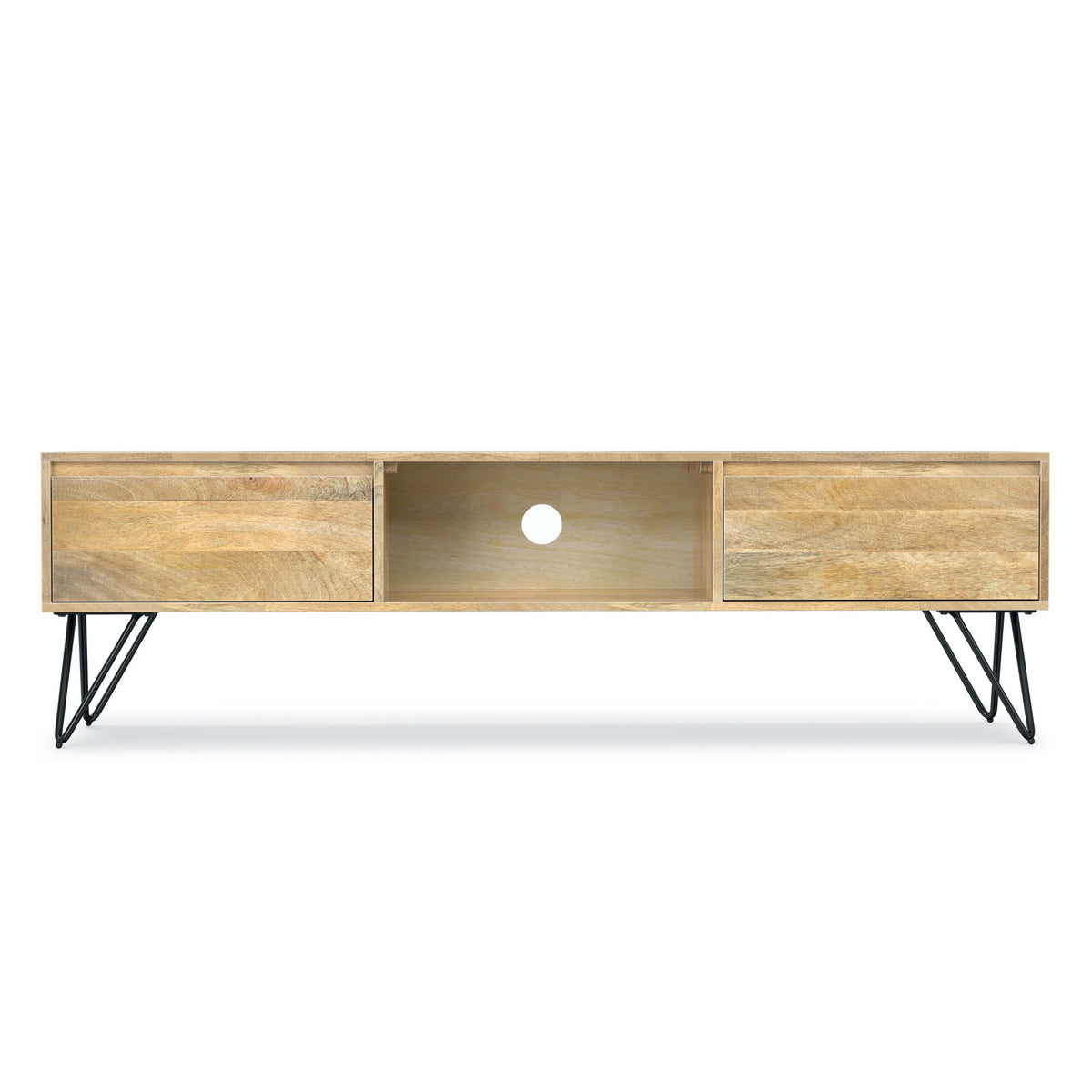 Hunter - Handcrafted TV Media Stand - Natural