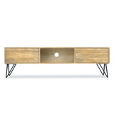 Hunter - Handcrafted TV Media Stand - Natural