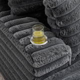 Oversized Chaise Lounge Chair Indoor With Pillows For Living Room