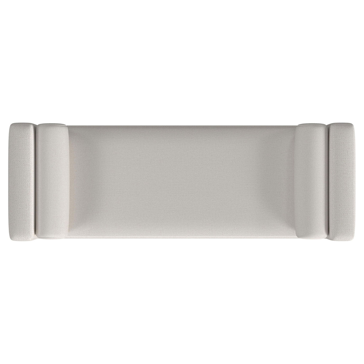 Thomas - Raised Arm Accent Bench - Ivory