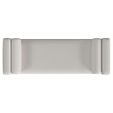 Thomas - Raised Arm Accent Bench - Ivory
