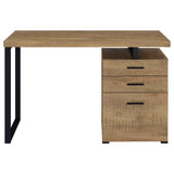 Trowbridge - 3 Drawer Office Desk - Mango Color