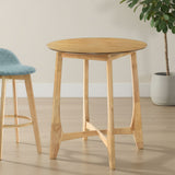 Vera - 31.5" Wood Top Pub Table - Natural