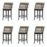 Telia - Upholstered Swivel Counter Height Barstool