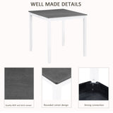 5 Piece Counter Height Dining Table Set With 4 Chairs
