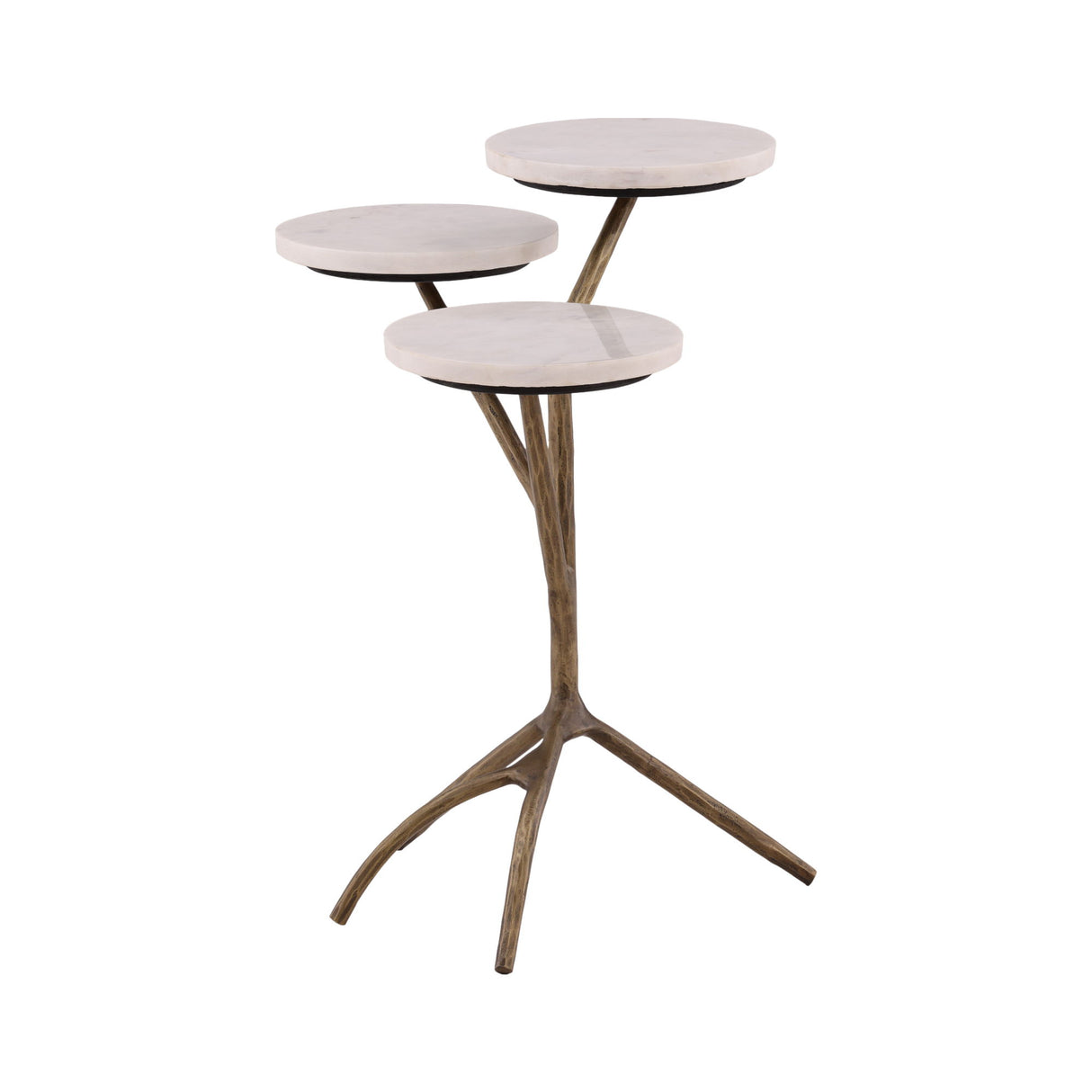 Garcia - Drink Table - Beige / Light Brown
