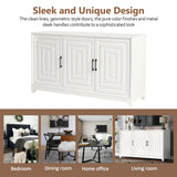TV Stand, Media Console Cabinet With 2 Spacious Storage Space