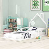 Floor Bed With House Shaped Headboard - Platform Beds available at Alpine Outlets in Denver