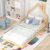 Floor Bed With House Shaped Headboard - Platform Beds available at Alpine Outlets in Denver