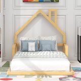 Floor Bed With House Shaped Headboard - Platform Beds available at Alpine Outlets in Denver
