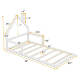 Floor Bed With House Shaped Headboard - Platform Beds available at Alpine Outlets in Denver