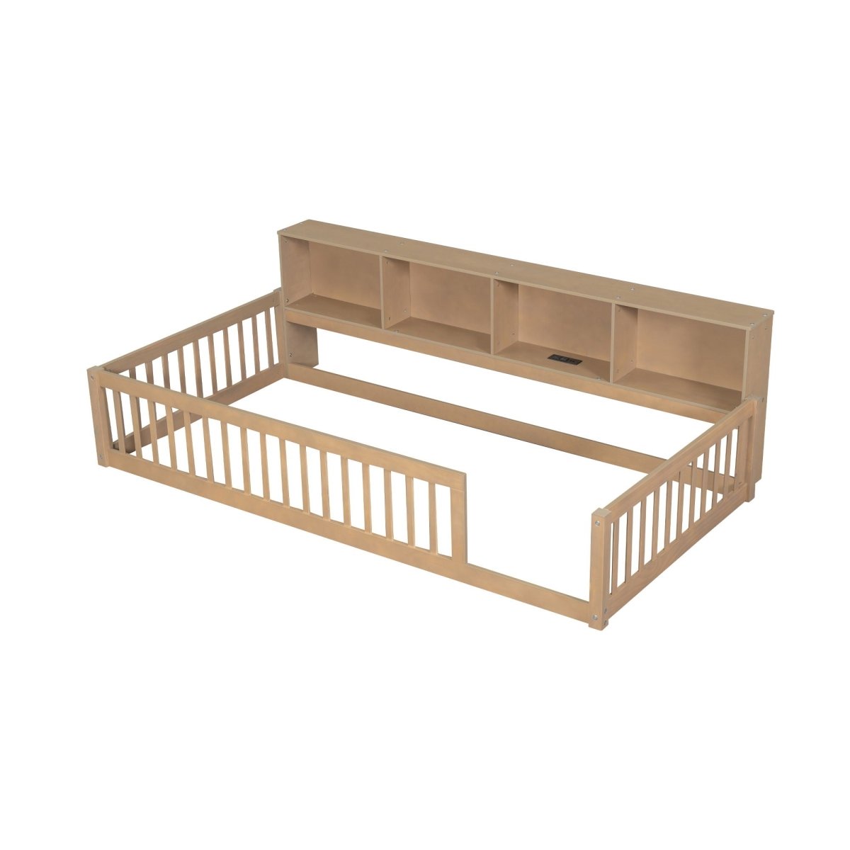 Floor Bed With Storage Cabinets And USB Ports - Storage Beds available at Alpine Outlets in Denver