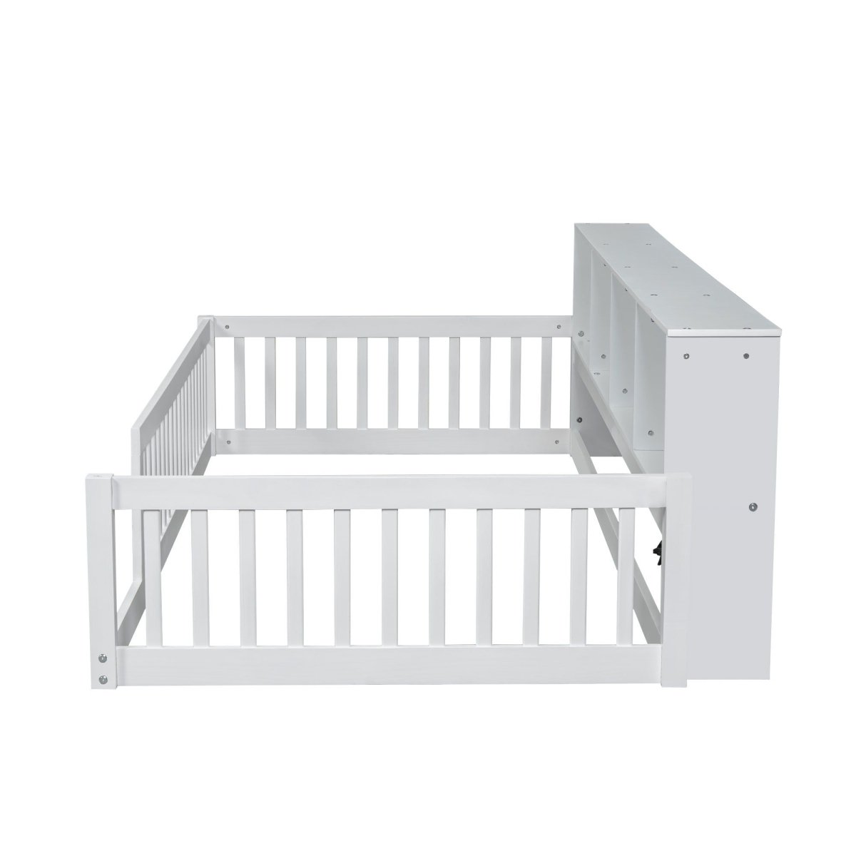 Floor Bed With Storage Cabinets And USB Ports - Storage Beds available at Alpine Outlets in Denver