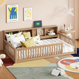 Floor Bed With Storage Cabinets And USB Ports - Storage Beds available at Alpine Outlets in Denver