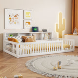 Floor Bed With Storage Cabinets And USB Ports - Storage Beds available at Alpine Outlets in Denver