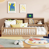 Floor Bed With Storage Cabinets And USB Ports - Storage Beds available at Alpine Outlets in Denver