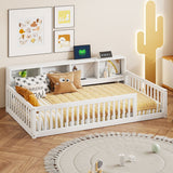 Floor Bed With Storage Cabinets And USB Ports - Storage Beds available at Alpine Outlets in Denver