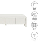 Fluted TV Stand with Storage 68 Inch - TV Stands available at Alpine Outlets in Denver