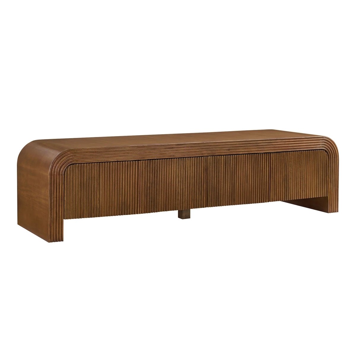 Fluted TV Stand with Storage 68 Inch - TV Stands available at Alpine Outlets in Denver