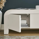 Fluted TV Stand with Storage 68 Inch - TV Stands available at Alpine Outlets in Denver