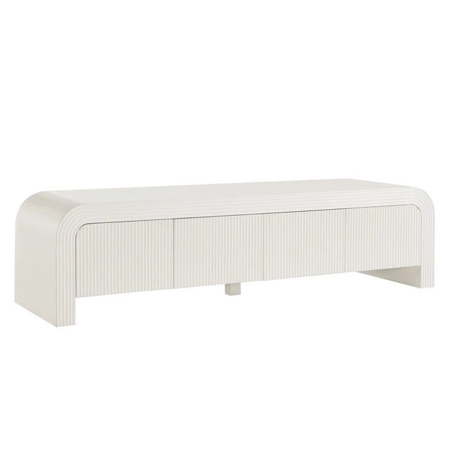 Fluted TV Stand with Storage 68 Inch - TV Stands available at Alpine Outlets in Denver
