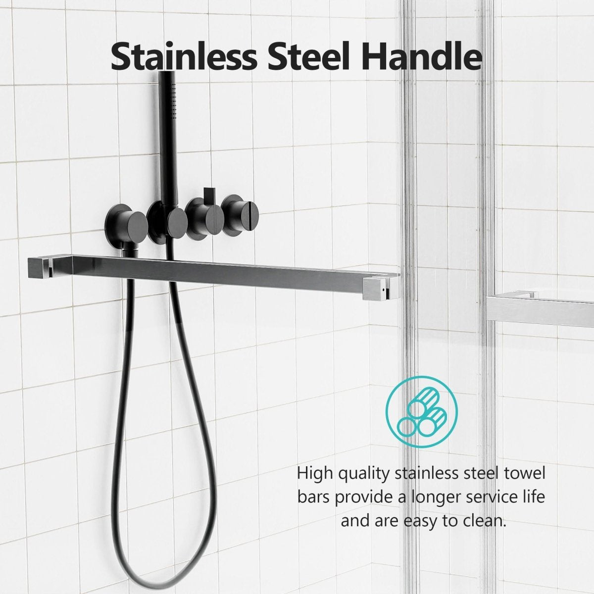 Frameless Double Sliding Soft-Close Shower Door, 3 / 8" (10Mm) Thick SGCC Tempered Glass Door, Matte - Shower Doors available at Alpine Outlets in Denver