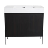 Freestanding Bathroom Vanity With Resin Sink And Storage Cabinet - Vanities available at Alpine Outlets in Denver