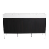 Freestanding Bathroom Vanity With Resin Sink And Storage Cabinet - Vanities available at Alpine Outlets in Denver