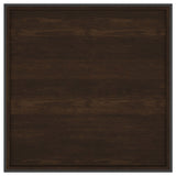 Fulton 30 - inch Square Mango Wood Coffee Table Dark Brown - Coffee Tables available at Alpine Outlets in Denver