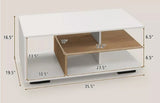 Geometric Coffee Table with Storage - New - (ID N67283) - available at Alpine Outlets in Denver