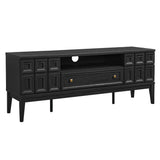 Geometric Panel TV Stand 59 Inch - TV Stands available at Alpine Outlets in Denver