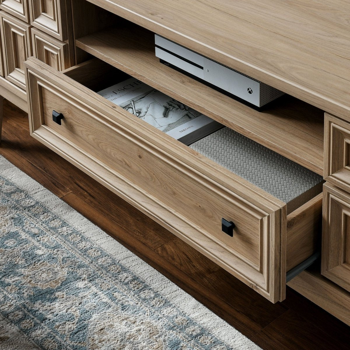 Geometric Panel TV Stand 59 Inch - TV Stands available at Alpine Outlets in Denver