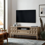 Geometric Panel TV Stand 59 Inch - TV Stands available at Alpine Outlets in Denver