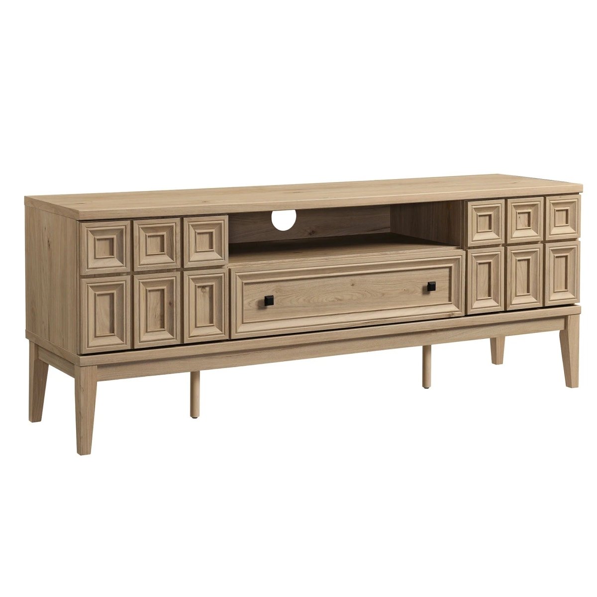 Geometric Panel TV Stand 59 Inch - TV Stands available at Alpine Outlets in Denver