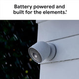 Google Nest Cam Battery Indoor/Outdoor Security Camera – Snow, 1 Pack - Security Cameras available at Alpine Outlets in Denver