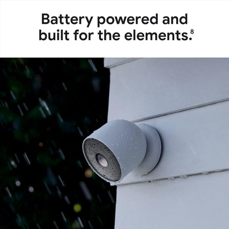Google Nest Cam Battery Indoor/Outdoor Security Camera – Snow, 1 Pack - Security Cameras available at Alpine Outlets in Denver