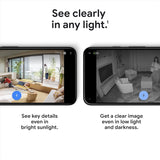 Nest Cam indoor wired second generation daytime video and night vision examples