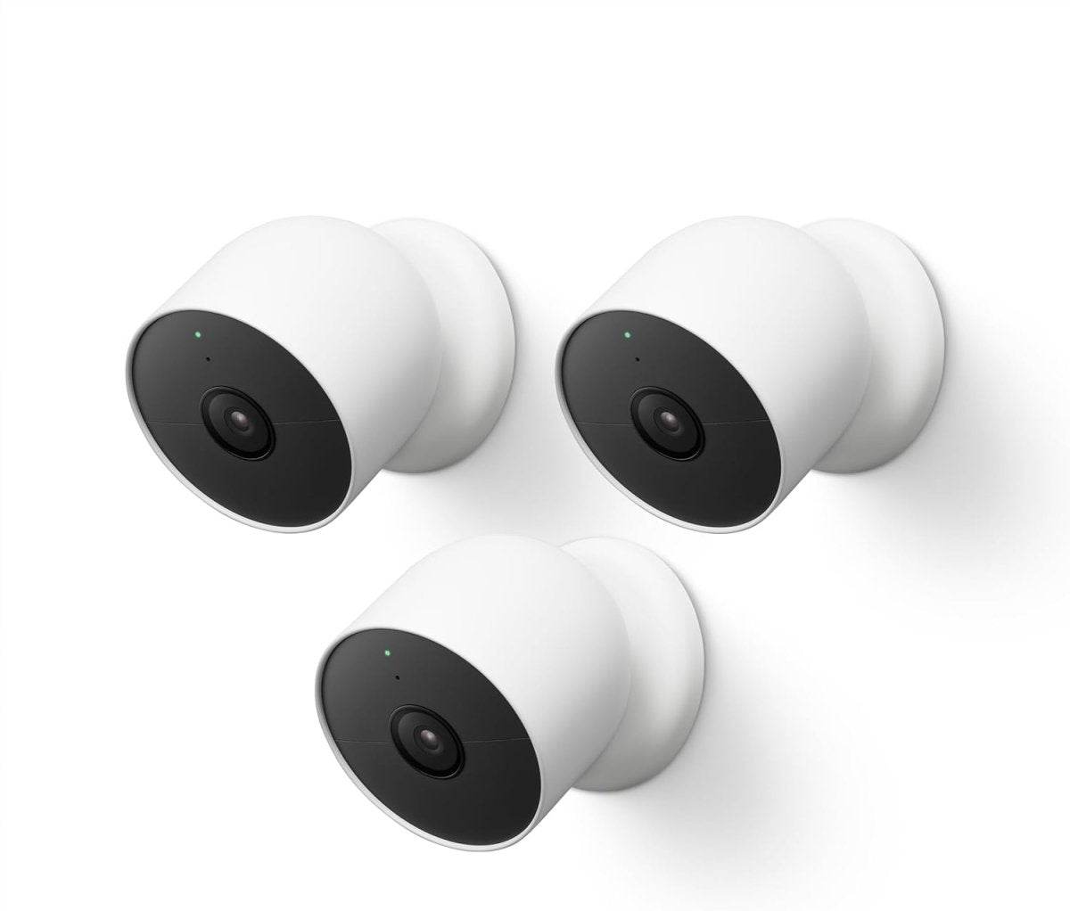 Google Nest Cam Outdoor/Indoor - Battery (3 Pack, 2nd Gen) - Alpine Outlets