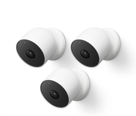 Google Nest Cam Outdoor/Indoor - Battery (3 Pack, 2nd Gen) - Alpine Outlets