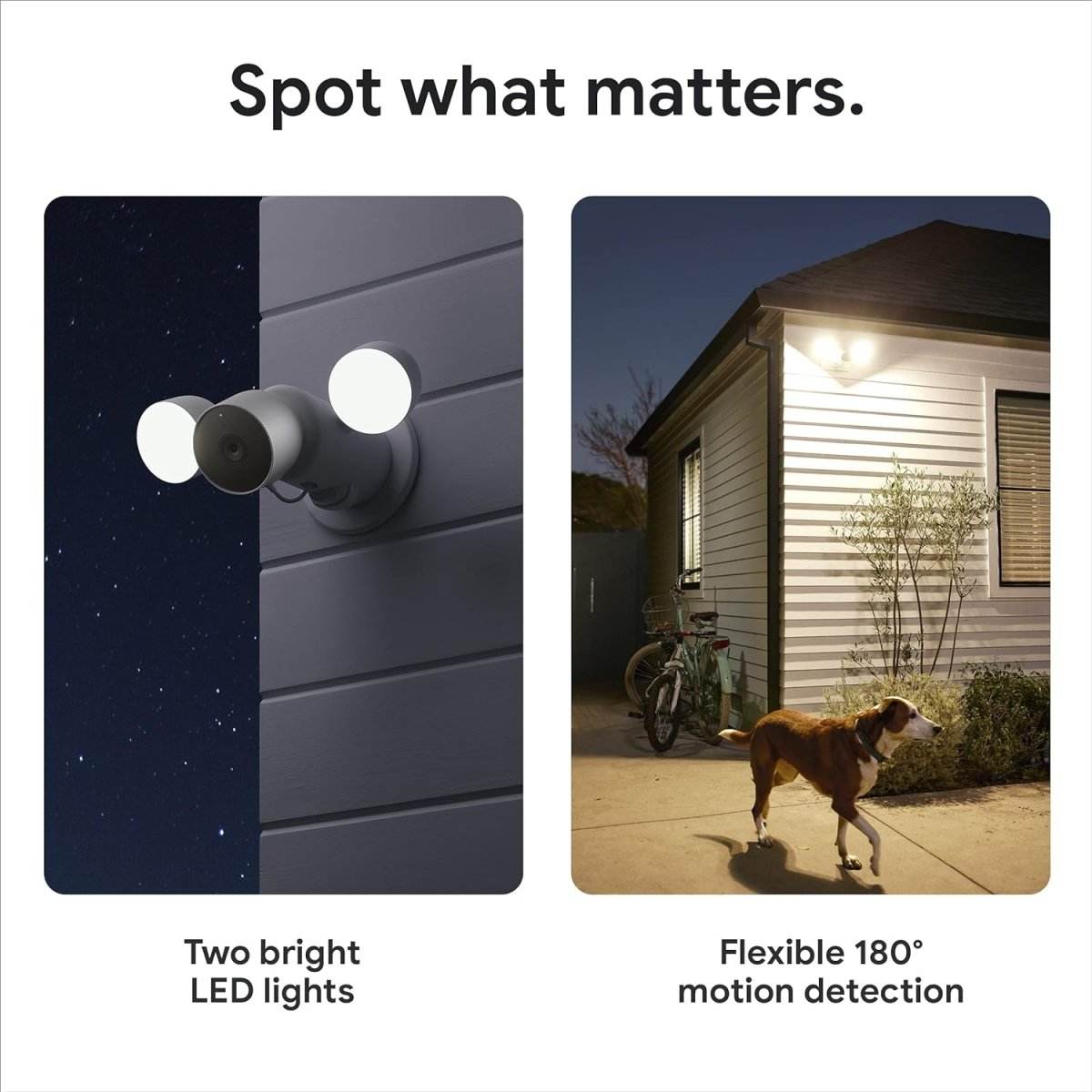 Google Nest Cam with Floodlight - (Pack of 1) - Alpine Outlets