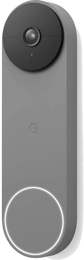 Google Nest Doorbell battery in Ash, single video doorbell