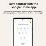 Google Nest Doorbell Wired (2nd Gen) – Snow, 1 Pack - Video Doorbells available at Alpine Outlets in Denver