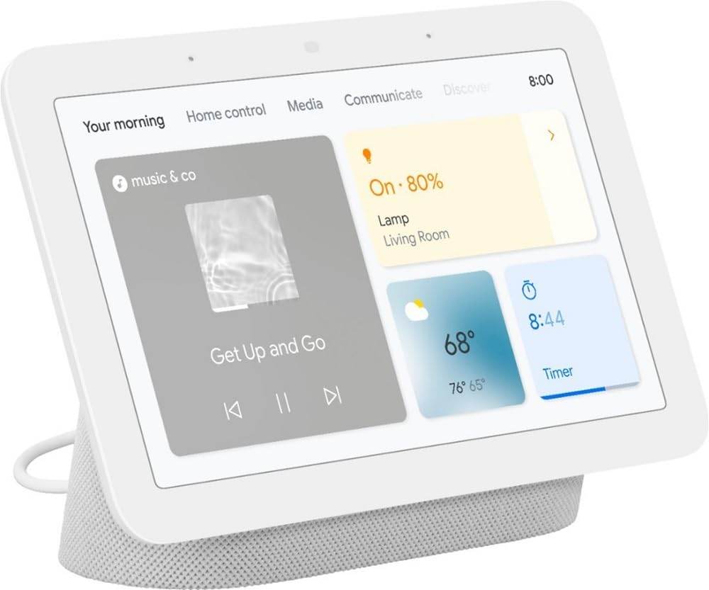 Google Nest Hub 7” Smart Display (2nd Gen) - Chalk - Alpine Outlets