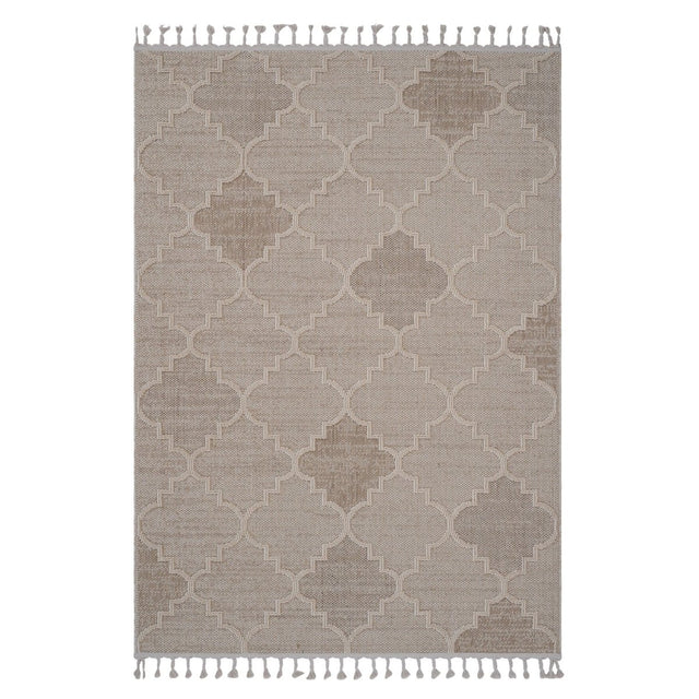 Guros - 6' X 9' Trellis Indoor / Outdoor Area Rug - Cream - Area Rugs available at Alpine Outlets in Denver
