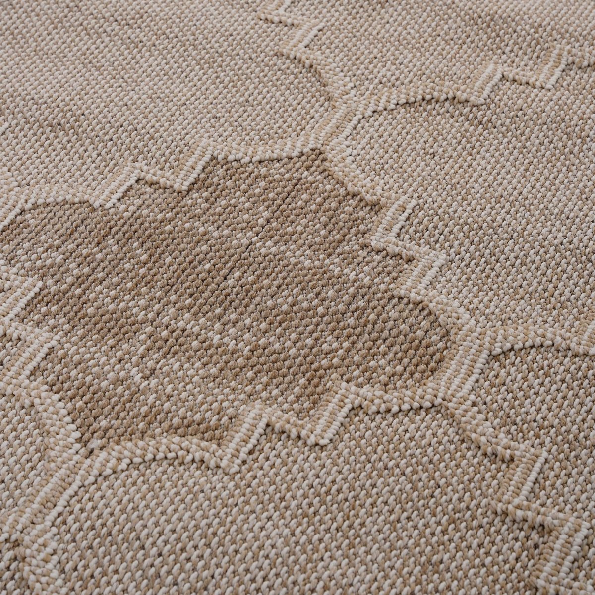 Guros - 6' X 9' Trellis Indoor / Outdoor Area Rug - Cream - Area Rugs available at Alpine Outlets in Denver
