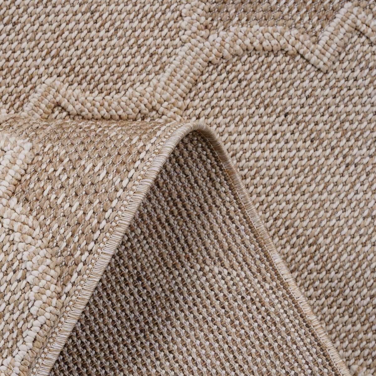 Guros - 6' X 9' Trellis Indoor / Outdoor Area Rug - Cream - Area Rugs available at Alpine Outlets in Denver